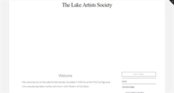 Desktop Screenshot of lakeartists.org.uk